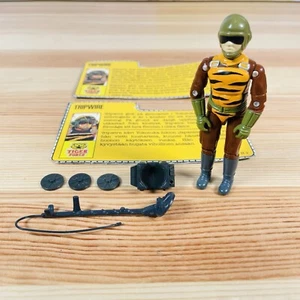 GI Joe Tiger Tripwire Complete Hasbro 1988 European File Cards - Picture 1 of 17