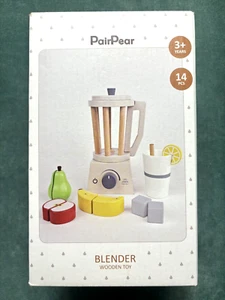 NIB PairPear Blender w/ Fruit Wooden Toys 14 pc Imagination Playset Smoothie NEW - Picture 1 of 4