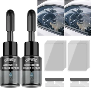 Windshield Crack Repair Kit, Cracks Gone Glass Kit Automotive Windscreen Tool fo - Picture 1 of 6