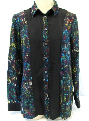 Top Derek Lam For Design Nation con botones para mujer talla pequeña nuevo Foto 1 de 4