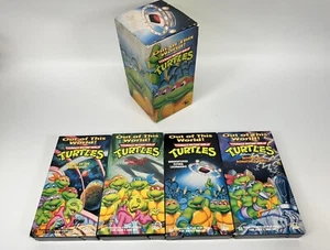 1993 Teenage Mutant Ninja Turtles TMNT "Out of This World!" VHS Set w/slip RARE! - Picture 1 of 13
