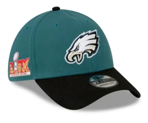 PHILADELPHIA EAGLES NEW ERA SUPER BOWL 59 LIX STRETCH FITTED HAT PATCH 39THIRTY - Picture 1 of 8