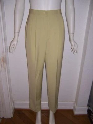 PANTALONES DE VESTIR MUJER COLECCIÓN VOTRE NOM VERDE SALVIA PANTALÓN POLIÉSTER TALLA 38 Foto 1 de 4