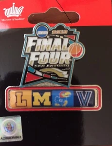 2018 FINAL FOUR PIN SAN ANTONIO NATIONAL CHAMPIONSHIP NCAA COLLEGE BASKETBALL - Picture 1 of 1