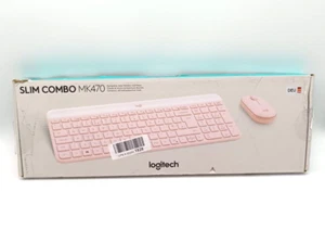 Logitech MK470 Slim Combo Kabelloses Tastatur-Maus-Set - Rosa - QWERTZ DE - Bild 1 von 9