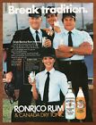 1982 Ronrico Rum Vintage Print Ad/Poster 80s Man Cave Bar Art Decor