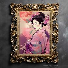JAPANESE GEISHA ART PRINT GEISHA GIRL WALL ART HOME DECOR FINE ART PRINT  #11