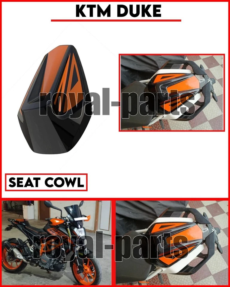 KTM DUKE "CUBIERTA DE ASIENTO" PARA KTM DUKE (NUEVO) 125 / 200 / 250 / 390 Foto 1 de 4