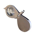 30mm 3X  Folding Magnifier Reading Magnifying Glass Loupe With Key Chain1690