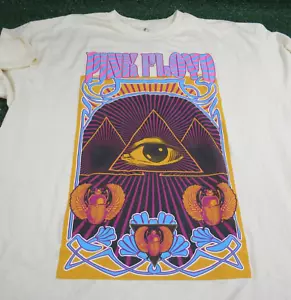 Pink Floyd Prism Graphic T-Shirt Beige Größe L - Bild 1 von 7