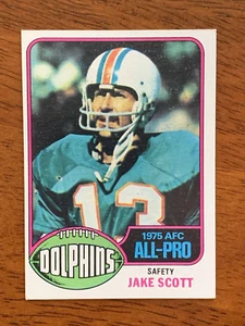 1976 Topps Football #120- Jake Scott, Miami Dolphins - All Pro - NMMT - Picture 1 of 2