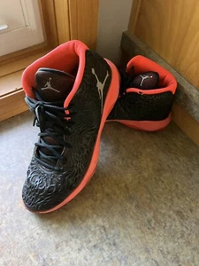 Nike Air Jordan Ultra Fly Shoes 834268-004 Black Infrared Size 10.5 Excellent! - Picture 1 of 8