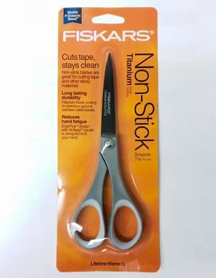 Fiskars 01-005412 Performance Titanium 7" Soft Grip Non Stick Scissors - Image 1 of 2