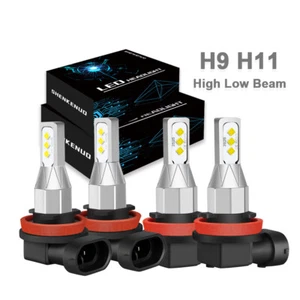 H9 H11 LED Headlight Globes High Low Beam 6000K For Holden Adventra 2003-2006 - Picture 1 of 12