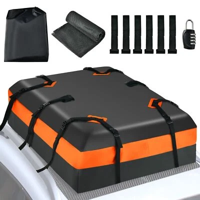 15 Cubic Feet Car Rooftop Cargo Carrier Bag Waterproof Roof Top Luggage Bag - Image 1 of 4