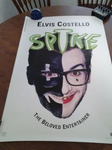 Elvis Costello Spike 1989 Promo Original Poster 23 x 35 nie aufgehängt - Bild 1 von 5