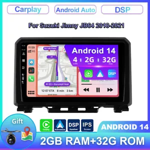 Carplay Android 14 Stereo Radio GPS Navi Head Unit For Suzuki Jimny JB64 2018-21 - Picture 1 of 20