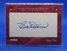 2008 TRISTAR Signa Cuts Cut Hidden Treasures Red Bobby Doerr Auto HOF **51/163**