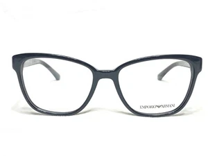 NEW Emporio Armani EA3094 5017 Womens Black Cats Eye Eyeglasses Frames 54/17~140 - Picture 1 of 6