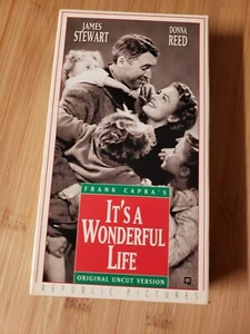 1993 IT'S A WONDERFUL LIFE Republic Pictures VHS #2034 James Stewart Donna Reed - Picture 1 of 3
