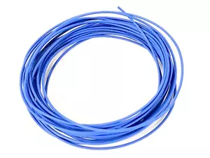 ALAMBRE AUTOMOTRIZ 12 AWG ALTA TEMPERATURA TXL ALAMBRE DE COBRE TRENZADO AZUL 25 FT BOBINA EE. UU. - Imagen 1 de 1