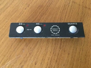 Numark TT200 Speed selector 33, 45, 78 - Good Working Order - TT 200 Numark No2 - Afbeelding 1 van 1