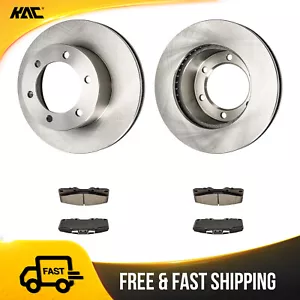Front Brake Rotors Ceramic Brake Pads For Toyota 4runner 1996-2002 Tacoma 95-98 - Picture 1 of 14