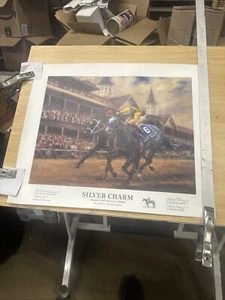 Gary Stevens Signed 24x20 Photo Postcard Winning Jockey on 3 KY Derby Horses - Picture 1 of 4