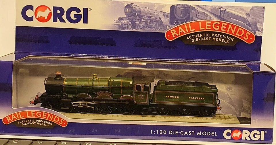 Br 4-6-0 Castle Class 'Nunney Castle' 5029, Circa 2013 1:120 Corgi (Standing ... - Image 1 of 1