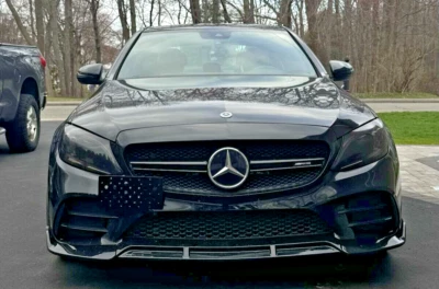 Soporte de montaje de matrícula de gancho de remolque para parachoques para Mercedes Clase C W205 2015-2021 Foto 1 de 4