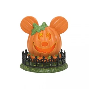 Dept 56 MICKEY'S TOWN CENTER PUMPKIN Disney Pumpkintown Halloween 6007731 NEW - Picture 1 of 1