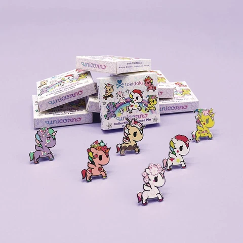 Tokidoki Unicorno Collectible Enamel Pin Blind Box Cover