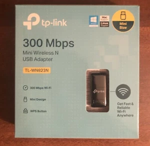 Chiavetta USB 2.0 Wireless 300Mbps 2.4Ghz, Scheda di Rete, TP-Link TL-WN823N - Foto 1 di 3