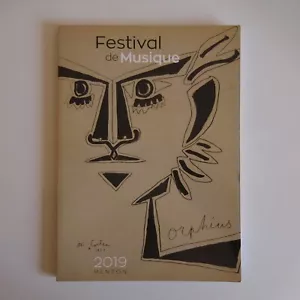 Festival Music Kinn 2019 Jean Cocteau 1950 Costa Azzurra Francia N4977 - Foto 1 di 12