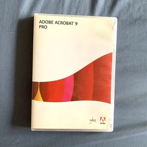 Adobe Acrobat 9 Pro Professional for Windows No serial # No Code Disc Case only - Picture 1 of 3