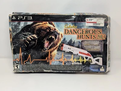 Cabela's Dangerous Hunts 2013 Box Bundle W/ Gun (Sony PlayStation 3) - CIB - Image 1 of 4