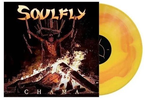 SOULFLY ** Chama **NEW YELLOW ORANGE RECORD LP VINYL - Image 1 of 1