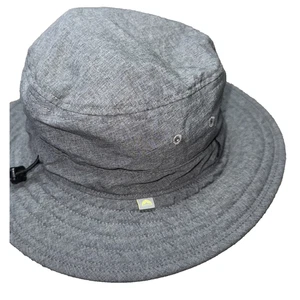 Solar Escape Hat Bucket Strap Back One Size Gray Outdoor Hiking Fishing Mens - Picture 1 of 11