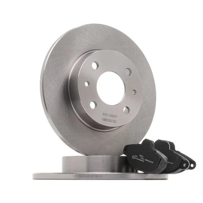 MAPCO Kit dischi e pastiglie per FORD KA (RU8) per FIAT 500 (312) PUNTO (188) - Immagine 1 di 4