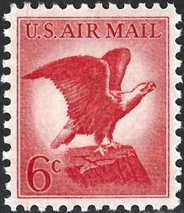 C67 or C67a (6c Eagle) - BEAUTIFULLY CENTERED - GORGEOUS COLOR -MNH - MUST SEE ! - Picture 1 of 2