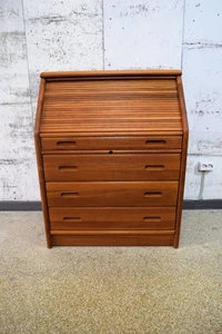 60er 70er Jahre Dyrlund Teak Sekretär, Schreibtisch, Tisch, Kommode. - Bild 1 von 13