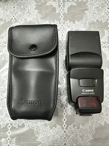 Canon Speedlite 420 EX Mountable Camera Flash With Case Shoe Mount E-TTL - Picture 1 of 9