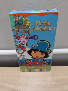 USED Nick Jr. Dora The Explorer Pirate Adventure VHS 2004 - Picture 1 of 2