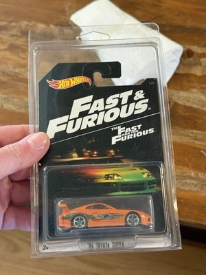2016 Hot Wheels Fast And Furious ‘94 Toyota Supra Orange! SHIPS IN PROTECTOR! - Image 1 of 4