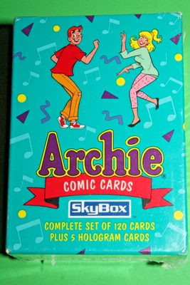 Archie COMIC 125 Card Factory Set SEALED W 5 HOLOGRAM SKYBOX 1992 BETTY VERONICA - Image 1 of 4