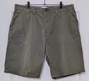 Next Mens Khaki Green Chino Shorts W38 - Picture 1 of 5