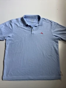 Camisa Polo Tommy Bahama Island Zone Para Hombre Talla Grande Azul Claro Algodón Supima - Imagen 1 de 11