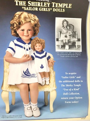 SHIRLEY TEMPLE SAILOR GIRLS TWO OF A KIND COLLECTION - Image 1 of 4