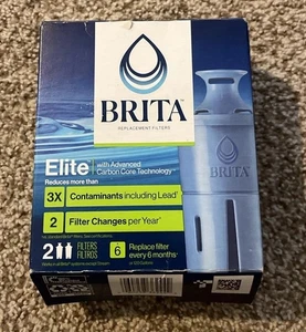 2er Pack Brita Elite Ersatz Wasserfilter für Krüge und Spender - Bild 1 von 4