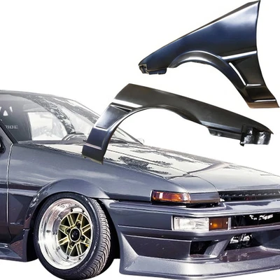 VSaero FRP ORI Wide Body Fenders (front) 20mm (AE86) 2/3dr for Corolla Toyota 8 Foto 1 de 4